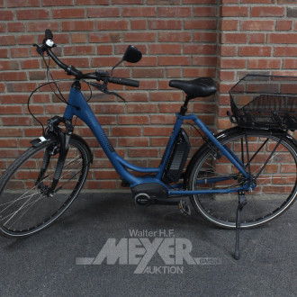 Damen-E-Bike, Blau