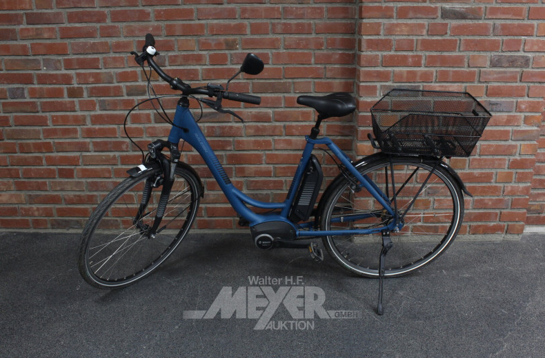 Damen-E-Bike, Blau