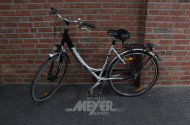 Damenfahrrad, Schwarz-Silber