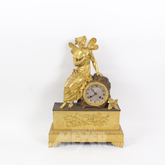 französische Empire Kaminuhr-Pendule ROSSEL ROUEN