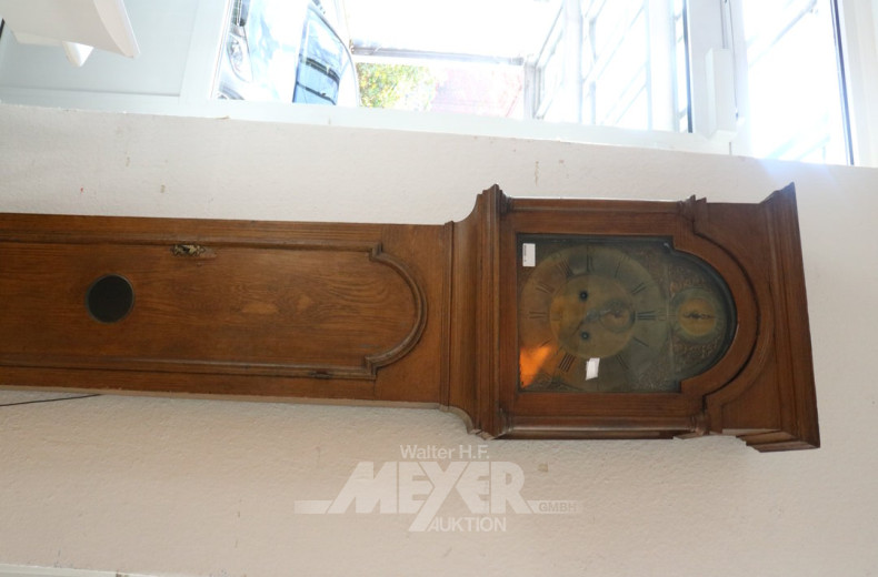 Standuhr England/London mit Messingziffernblatt