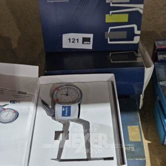 4 div. Messuhren KROEPLIN, Längenmeßtechnik