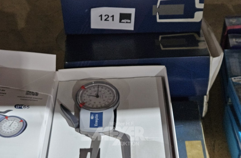 4 div. Messuhren KROEPLIN, Längenmeßtechnik