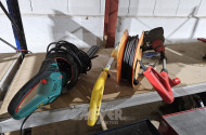 Pos. Gartengeräte, u.a. Unkrautbrenner, Kantenschneider, Heckenschere BOSCH