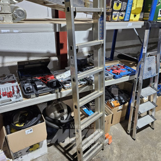 Auszugsleiter, 2-tlg, 12-sprossig