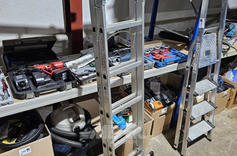 Teleskopleiter, 10-sprossig