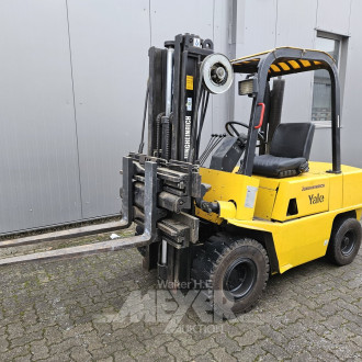 Diesel-Gabelstapler, gelb