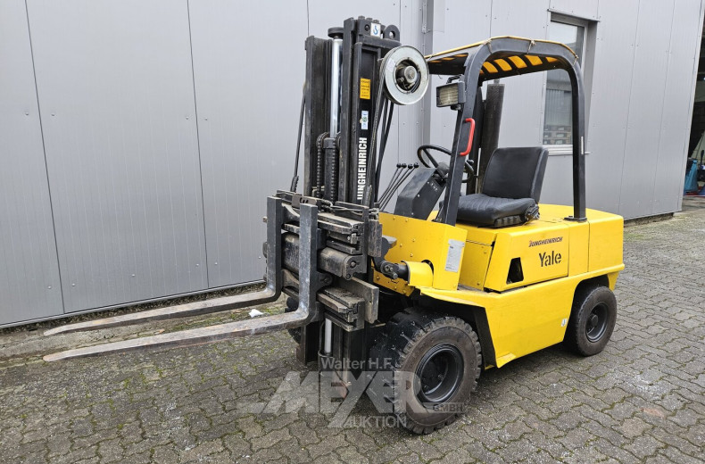 Diesel-Gabelstapler, gelb