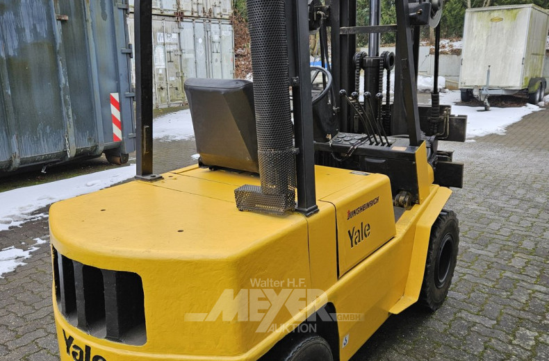 Diesel-Gabelstapler, gelb