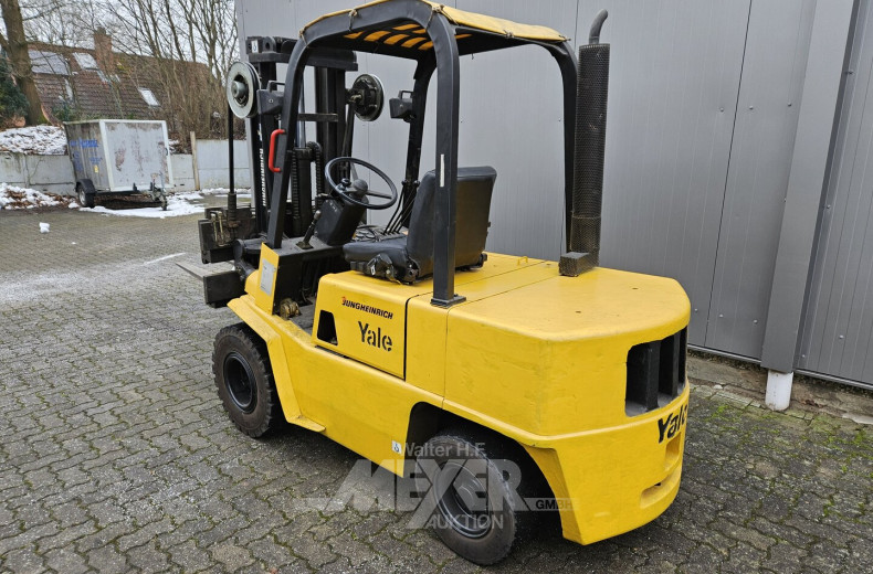 Diesel-Gabelstapler, gelb