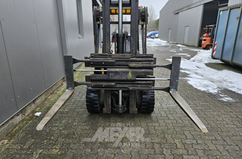 Diesel-Gabelstapler, gelb