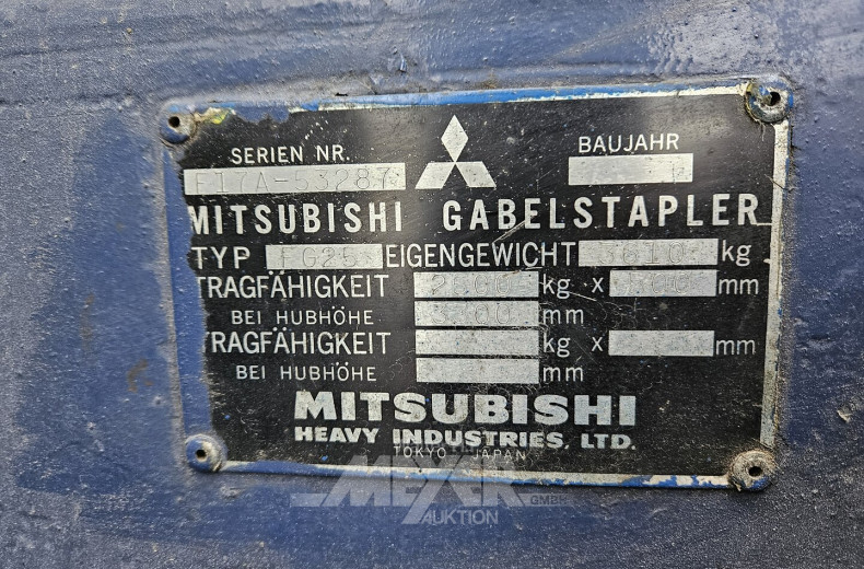 Gas- Gabelstapler, blau
