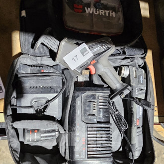 2 Handmaschinen: Akku-Säbelsäge u. Akku-Multitool