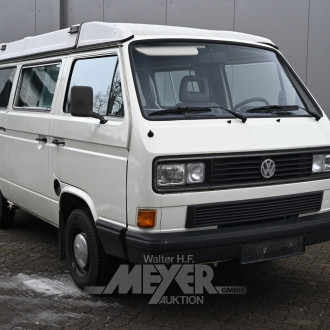 Volkswagen T3 Wohnmobil m. Westphalia Aufstelldach, weiß