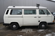 Volkswagen T3 Wohnmobil m. Westphalia Aufstelldach, weiß