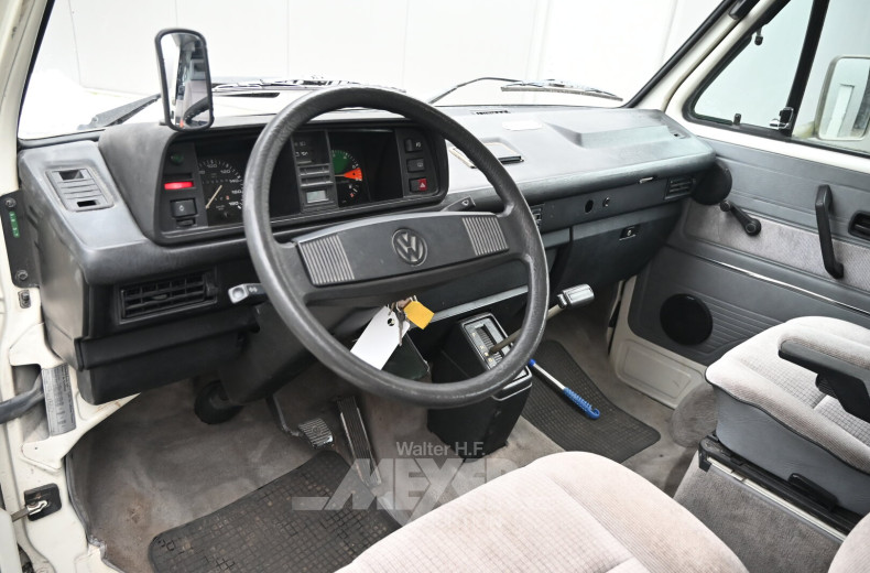 Volkswagen T3 Wohnmobil m. Westphalia Aufstelldach, weiß