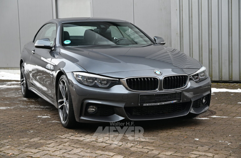BMW 430d Cabrio Aut. M Sport, mineralggrau metallic