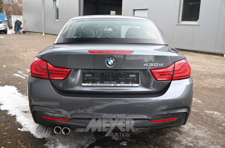 BMW 430d Cabrio Aut. M Sport, mineralggrau metallic