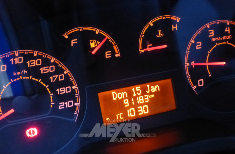 Fiat Fiorino, Kastenwagen, blau