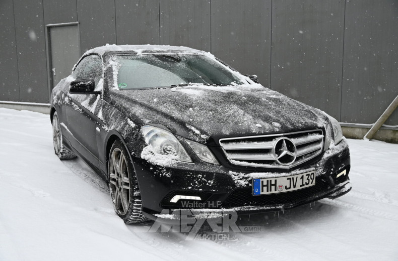 Mercedes-Benz E350 CDI Cabrio, schwarz