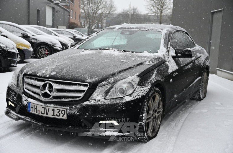 Mercedes-Benz E350 CDI Cabrio, schwarz