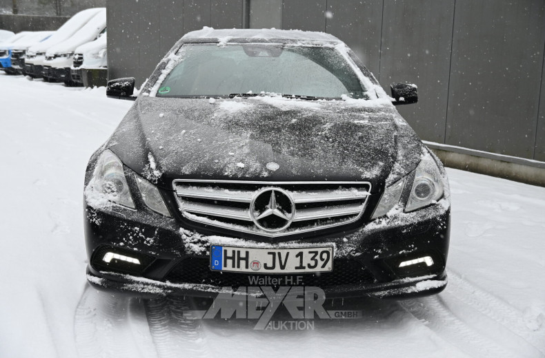 Mercedes-Benz E350 CDI Cabrio, schwarz