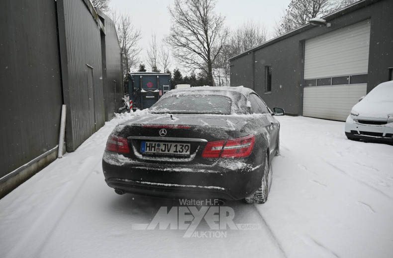 Mercedes-Benz E350 CDI Cabrio, schwarz