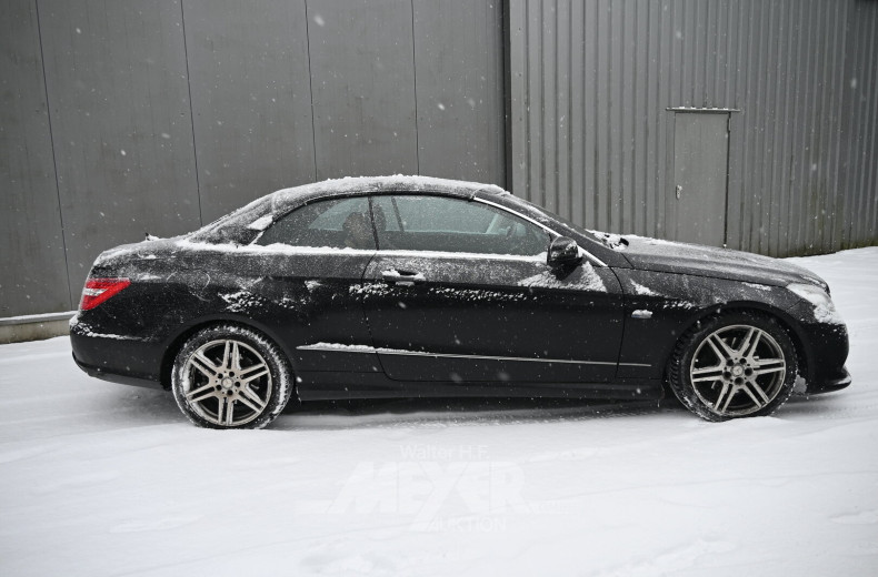 Mercedes-Benz E350 CDI Cabrio, schwarz