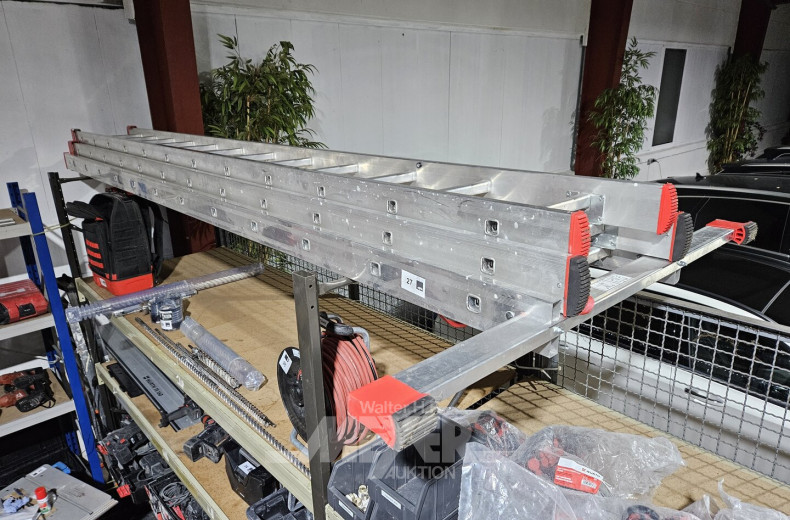 Teleskopleiter, 3-tlg.