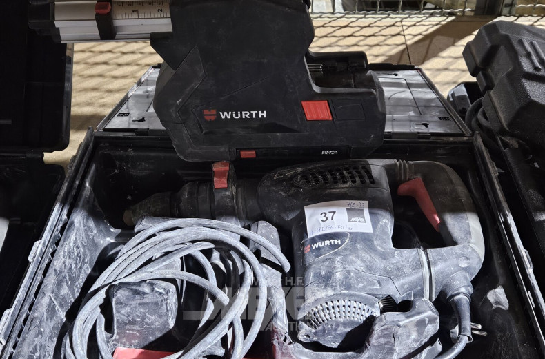 Schlag-Bohr-Hammer u. 1 Akku-Staubsammler mit HEPA- Filter (ohne Akku)