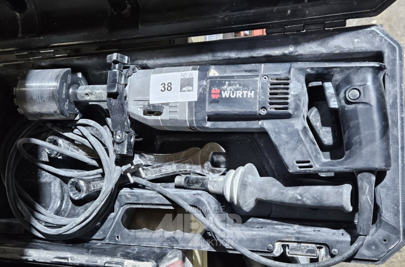 Diamant-Schlagbohrmaschine (Hand-Kernbohrgerät) mit 82 mm Dosenkrone