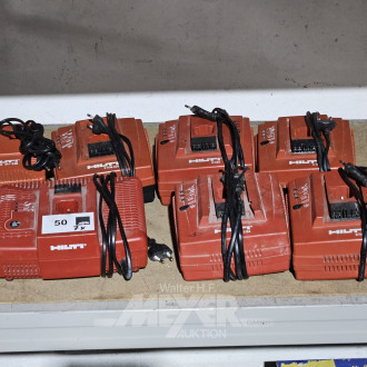 7 HILTI- Ladegeräte