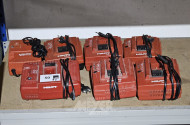 7 HILTI- Ladegeräte