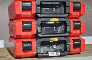 3 HILTI-Koffer, leer