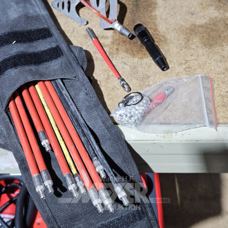 Kabel-Einzugstange in einer Nylontasche