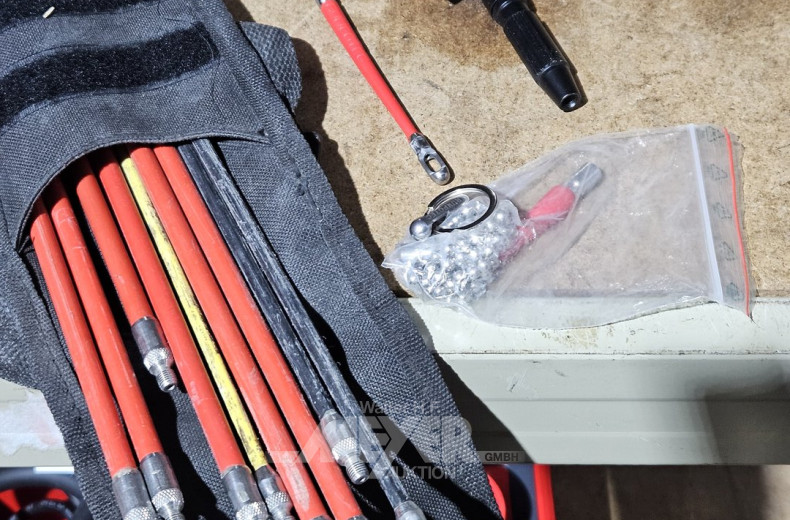 Kabel-Einzugstange in einer Nylontasche