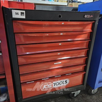Werkzeugwagen KSTOOLS ECO-Line, 7 Züge