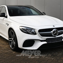 Los 219: Mercedes-Benz E 63 AMG 4Matic+ T 9G-Tronic, polar white