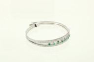 Armband mit 7 kl. Smaragden