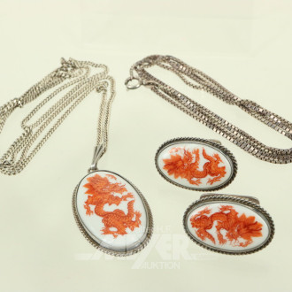 Kl. Konvolut Silberschmuck in 925er Silber