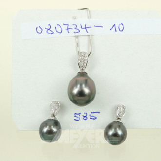 2-tlg. Schmuckset, best. aus: