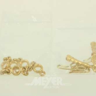 kl. Posten versch. Bruchgold