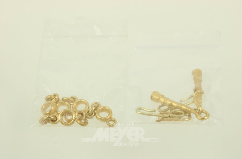 kl. Posten versch. Bruchgold