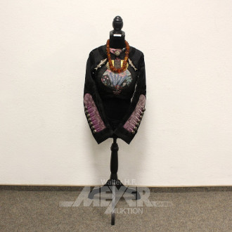 Schneider-Puppe mit div. Schmuck-Accessoires