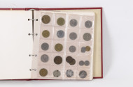 kl. Münzalbum mit überw. BRD D-Mark