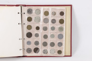 kl. Münzalbum mit überw. BRD D-Mark