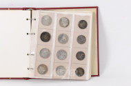 kl. Münzalbum mit überw. BRD D-Mark