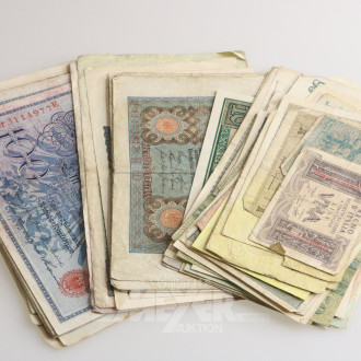 Konvolut Banknoten Deutsches Reich