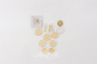 kl. Konvolut Silber- u. Goldmünzen