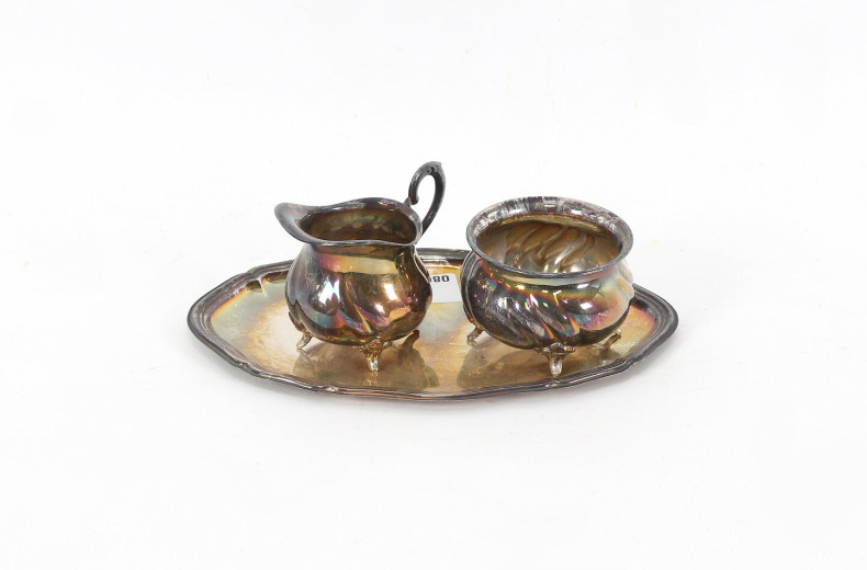 3-tlg. Zucker-/ Rahmset